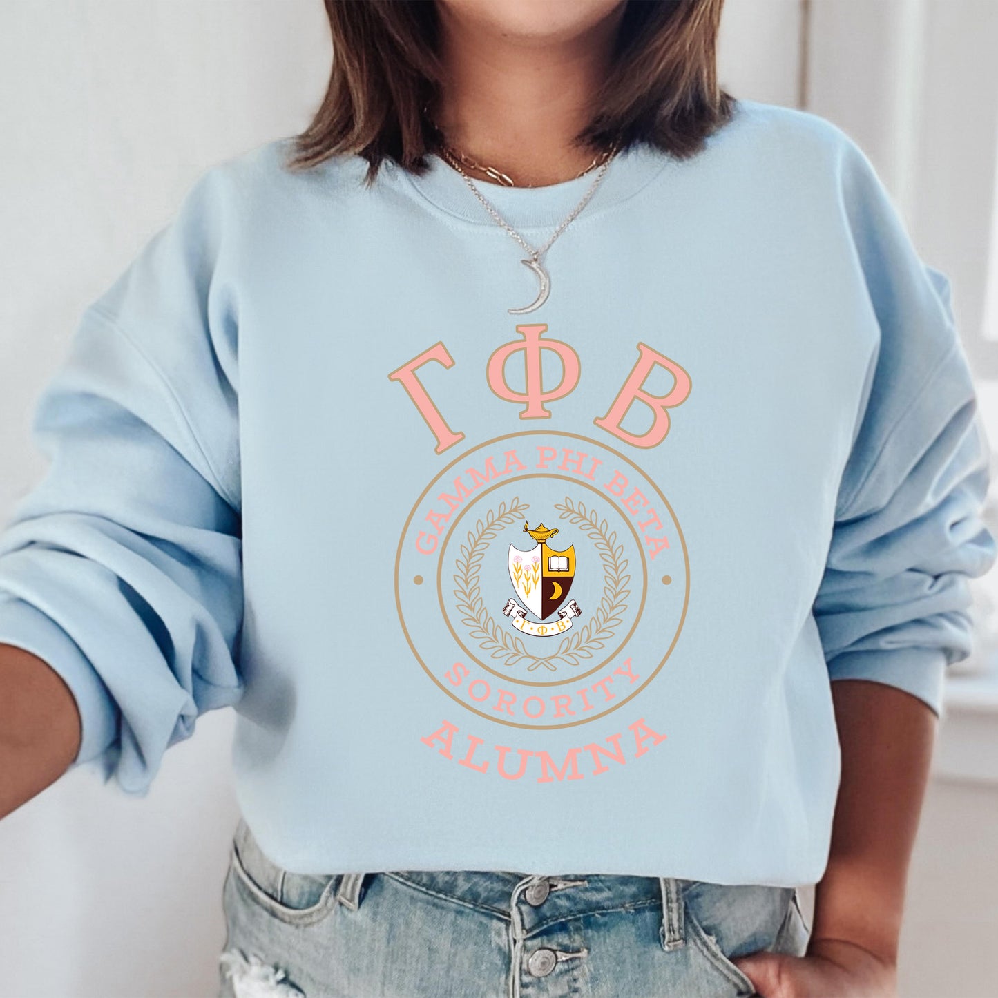 Gamma Phi Beta Alumna Vintage Sorority Sweatshirt _ 31023g