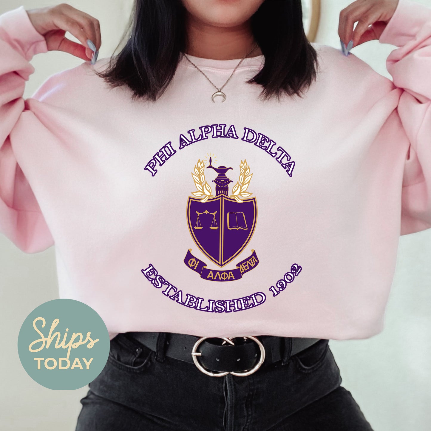Phi Alpha Delta Iconic Insignia COED Sweatshirt _ 35672g