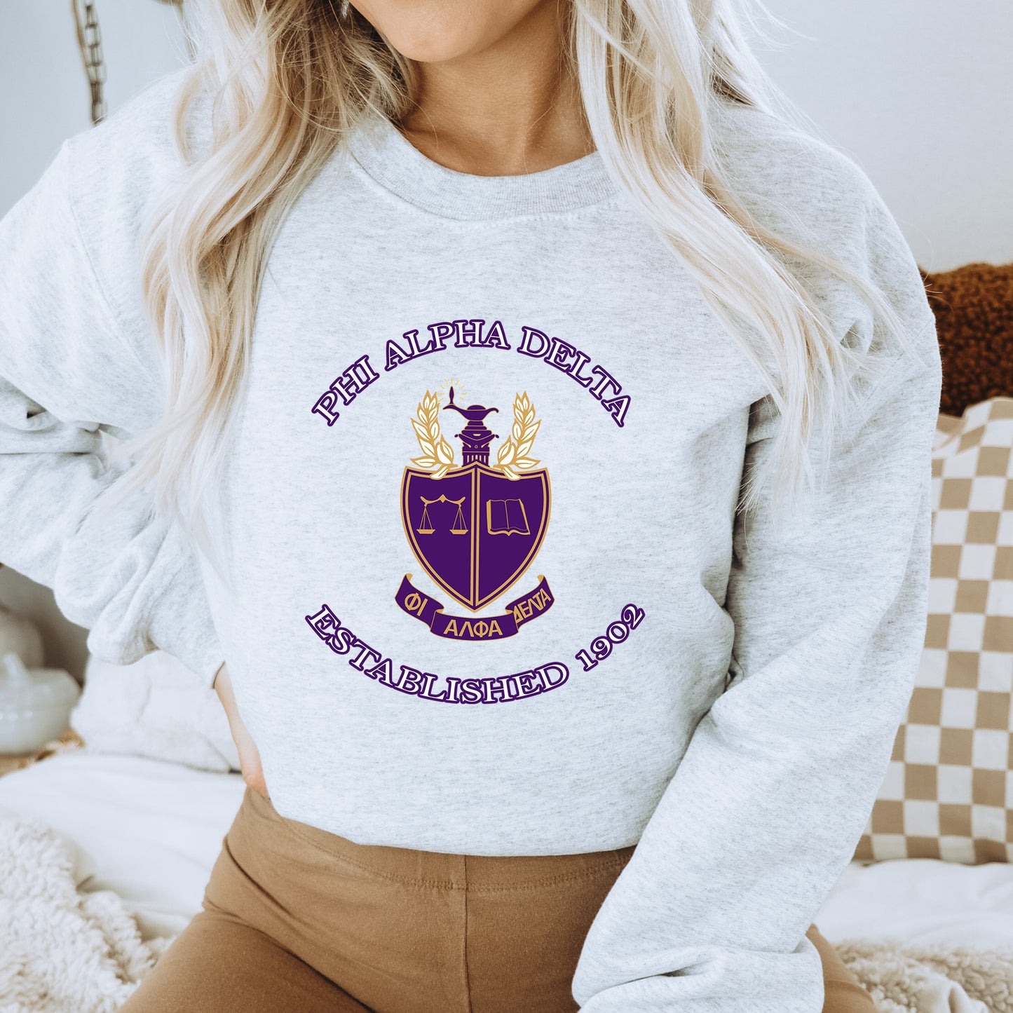 Phi Alpha Delta Iconic Insignia COED Sweatshirt _ 35672g