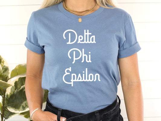 Delta Phi Epsilon All About That Pop Sorority T-shirt _ 2693g