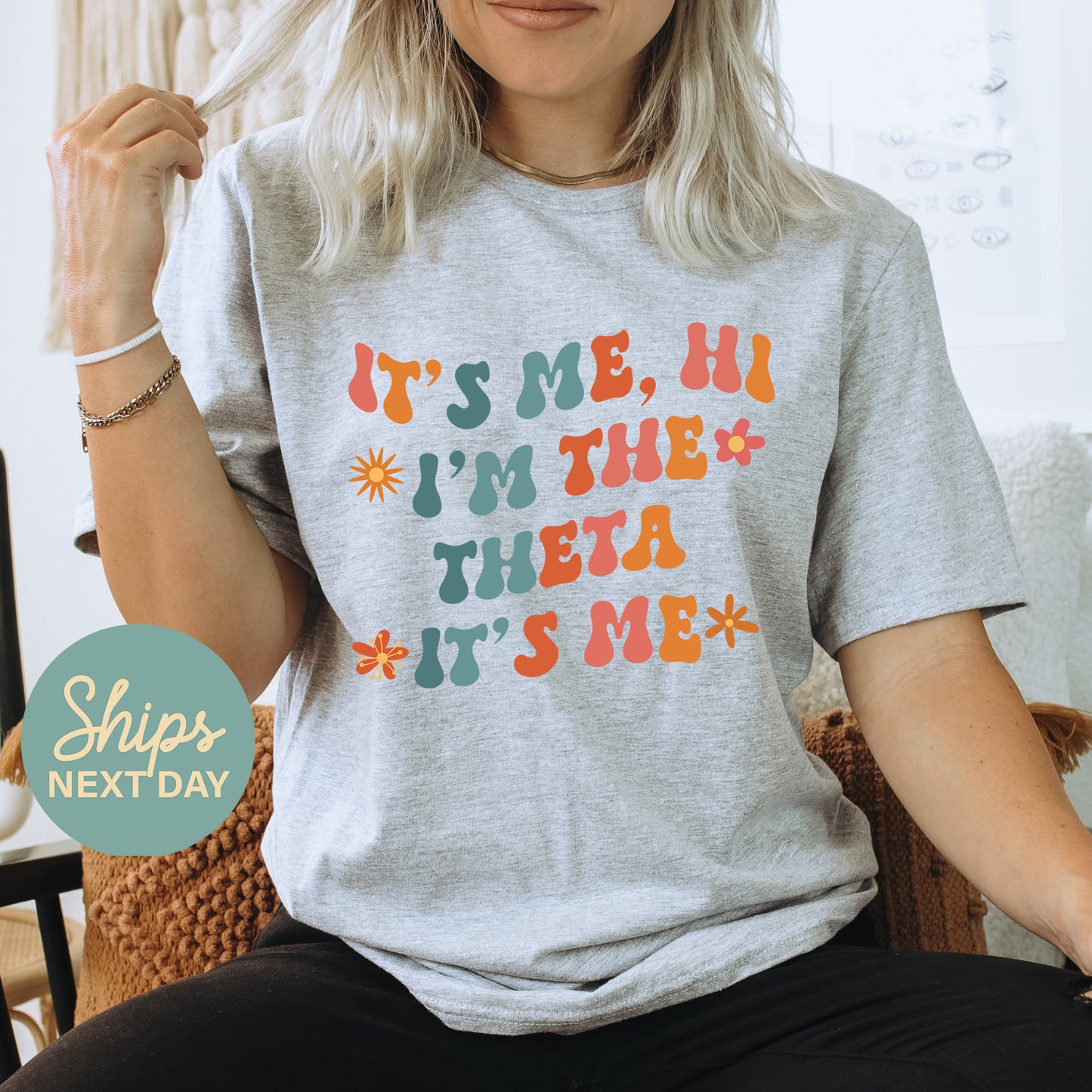 Kappa Alpha Theta Style Sorority T-shirt _ 36006g