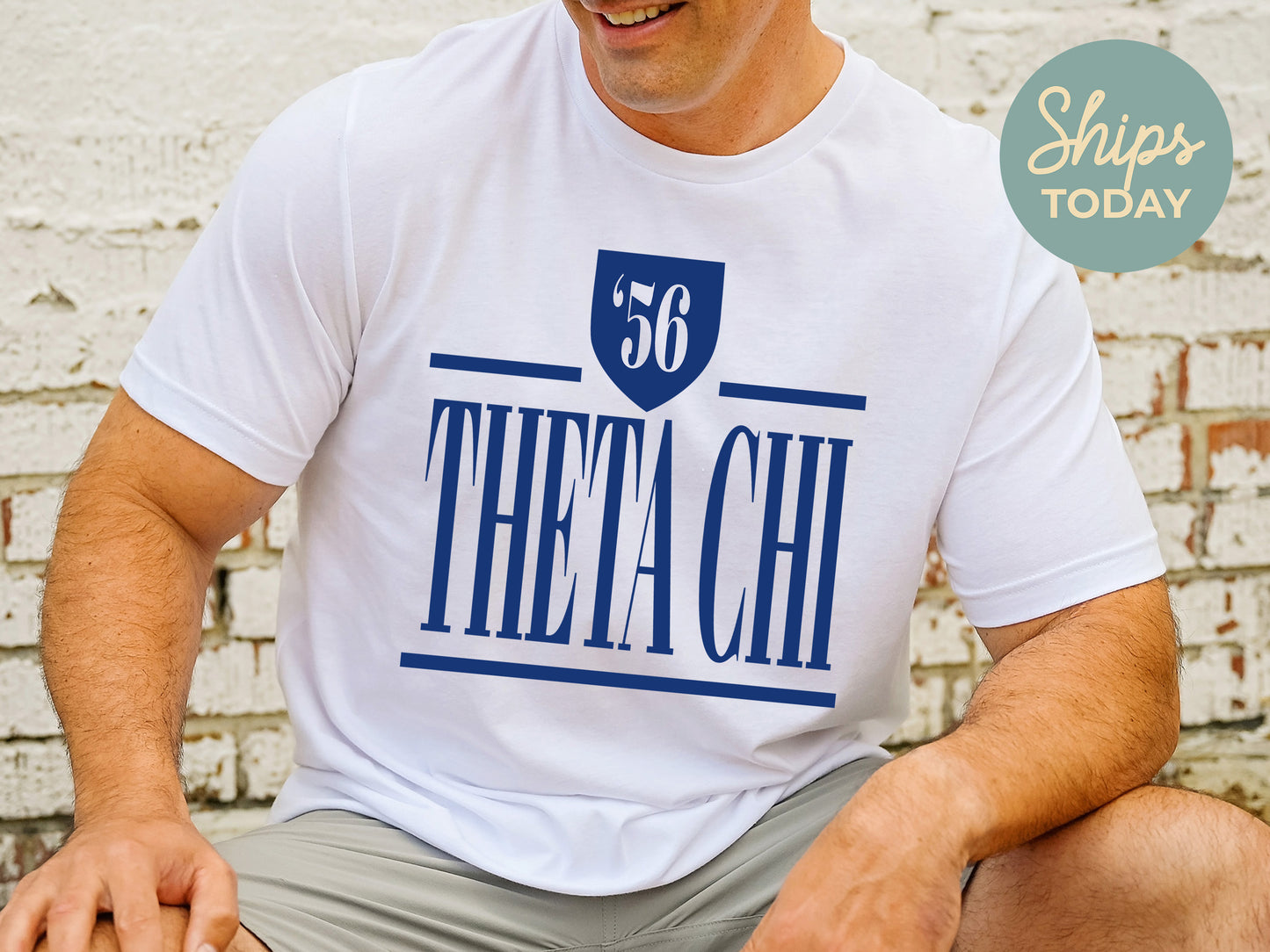 Theta Chi Shield Fraternity T-shirt _ 1211g