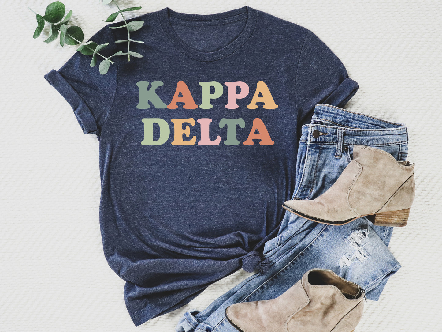 Kappa Delta Bright and Proud Sorority T-shirt _ 430g