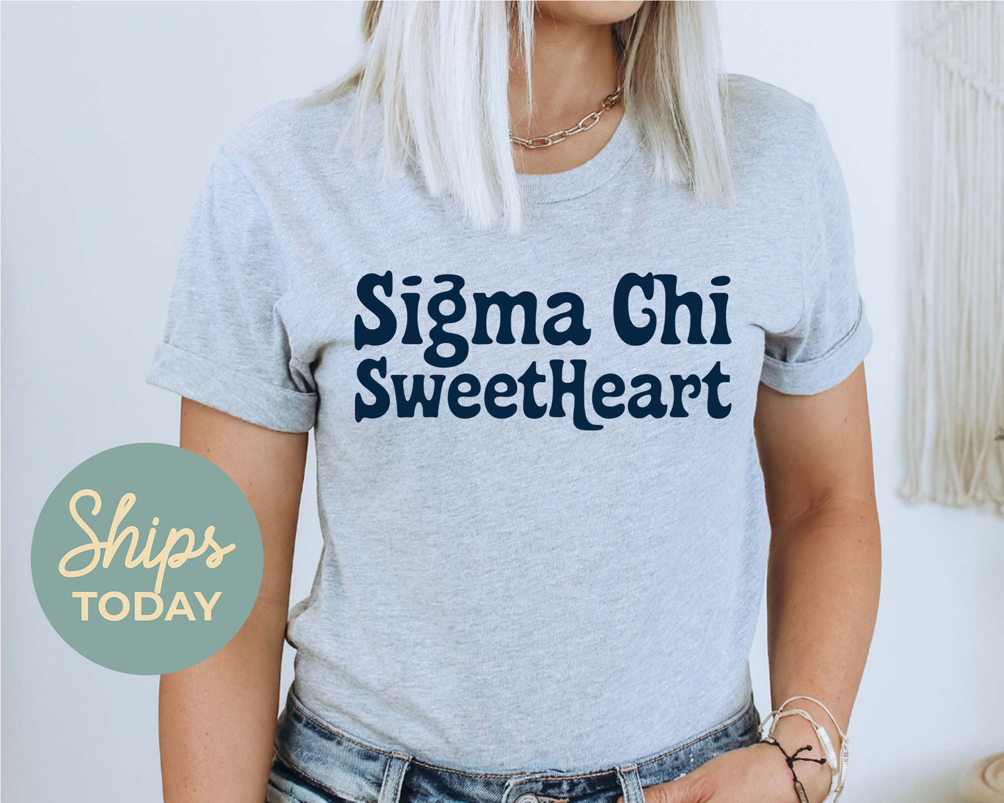 Sigma Chi Trendy Sweetheart Fraternity T-shirt _ 2011g