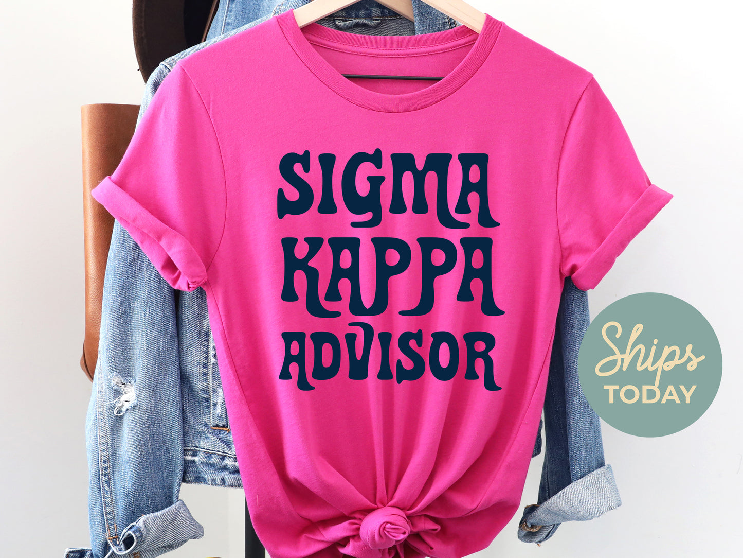 Sigma Kappa Best Advisor Sorority T-shirt _ 3119g