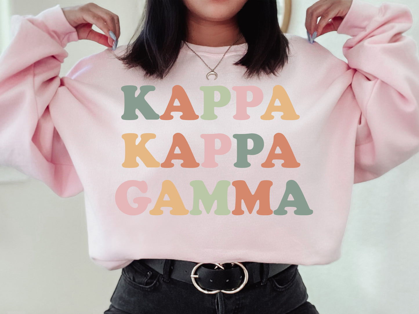 Kappa Kappa Gamma Bright and Proud Sorority Sweatshirt _ 431g