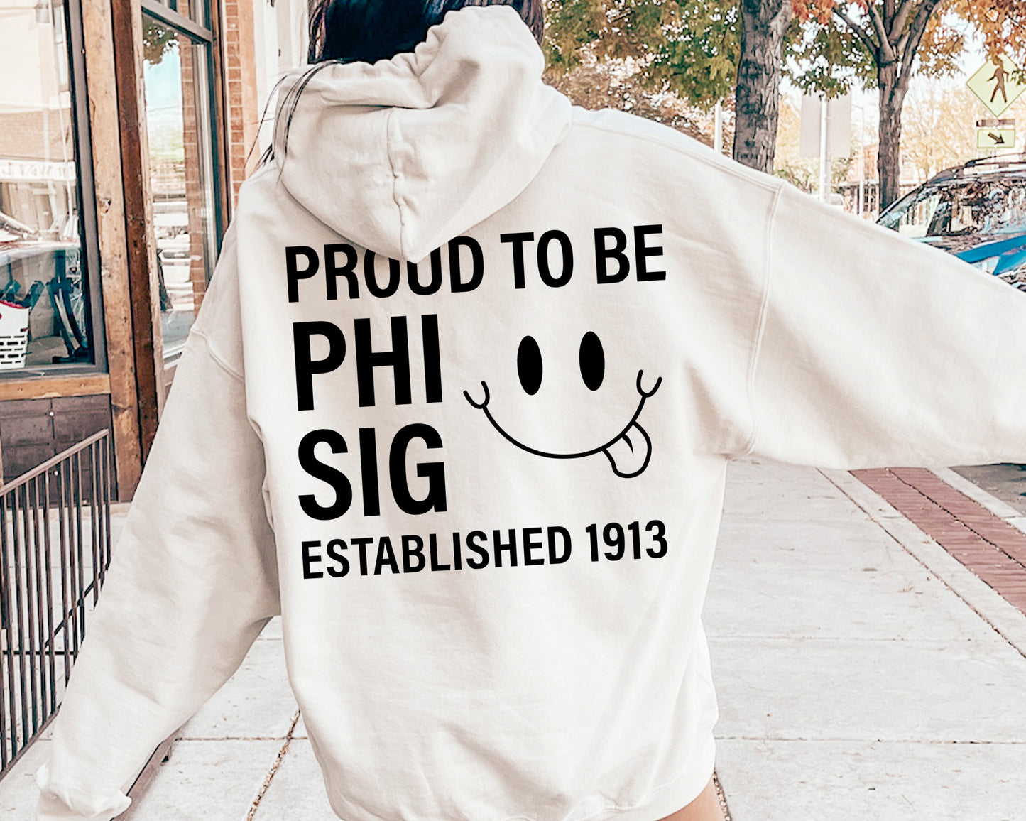 Phi Sigma Sigma Proud to Be Sorority Hoodie _ 33147g