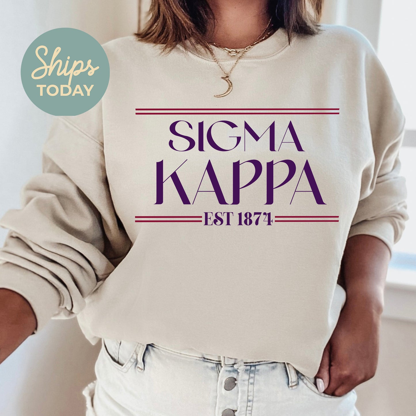 Sigma Kappa Greek Harmony Sorority Sweatshirt _ 34986g