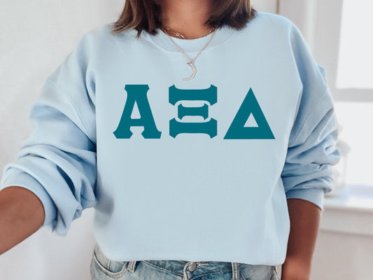 Alpha Xi Delta Back to the Basics Sorority Sweatshirt _ 630g