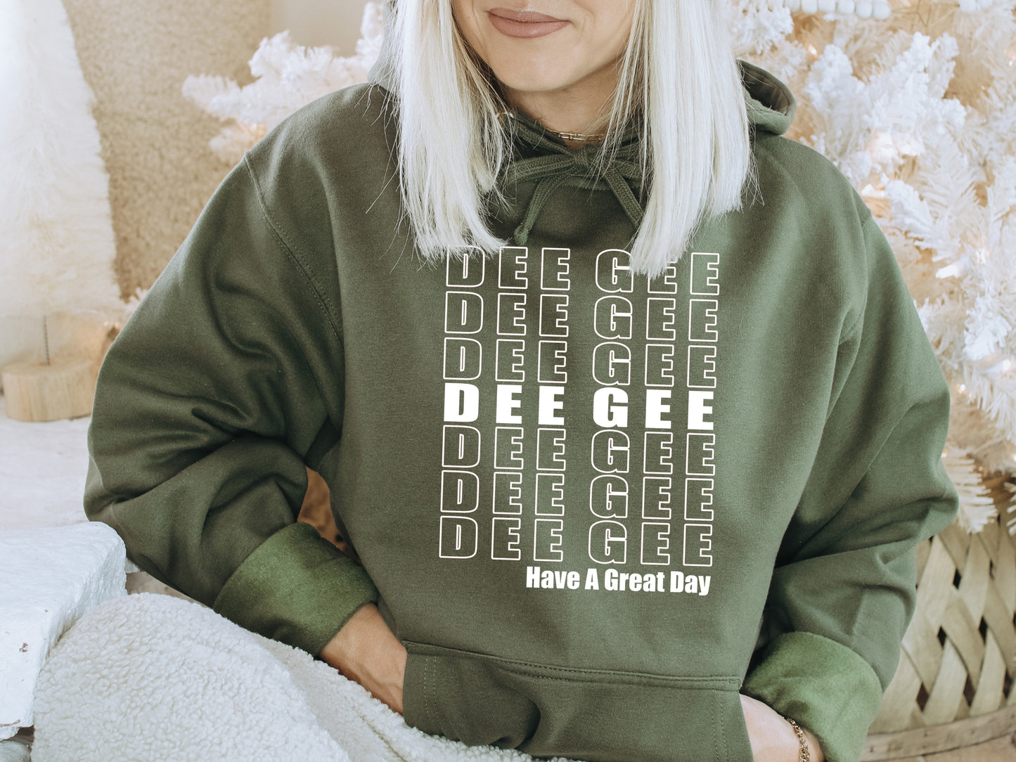 Delta Gamma Have a Great Day Sorority Hoodie _ 2119g