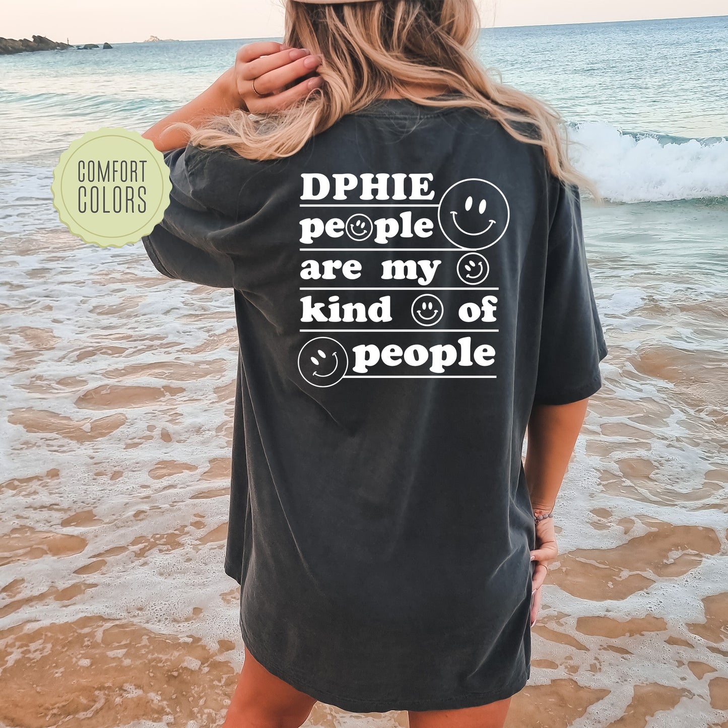 Delta Phi Epsilon My Kind of People Comfort Colors Sorority T-shirt _ 33270g