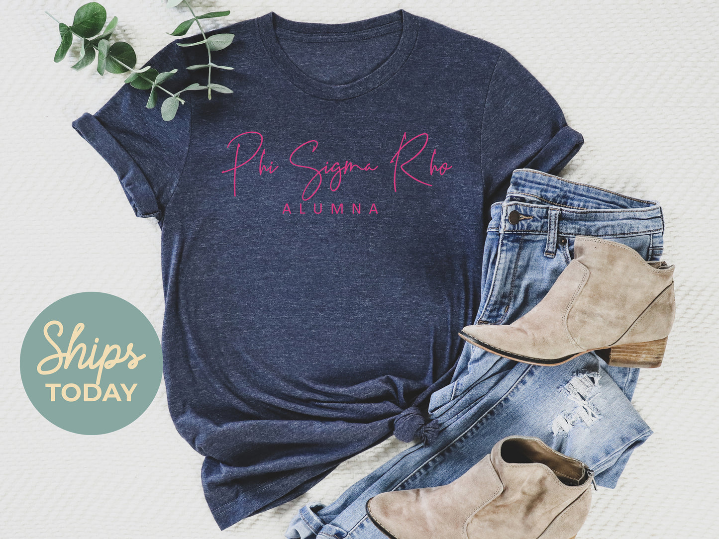 Phi Sigma Rho Vintage Alumna Sorority T-shirt _ 3505g