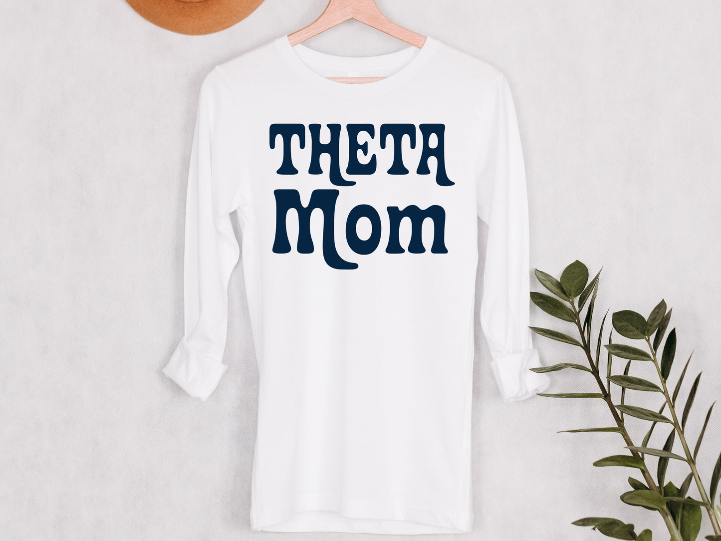 Kappa Alpha Theta Got it from my Mom Sorority Long Sleeve T-shirt _ 3086g