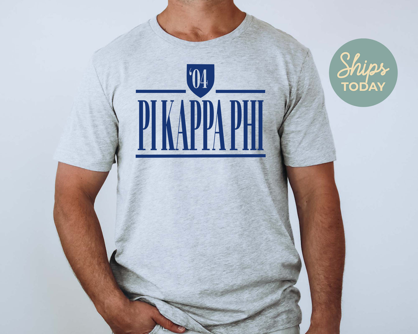 Pi Kappa Phi Shield Fraternity T-shirt _ 1202g