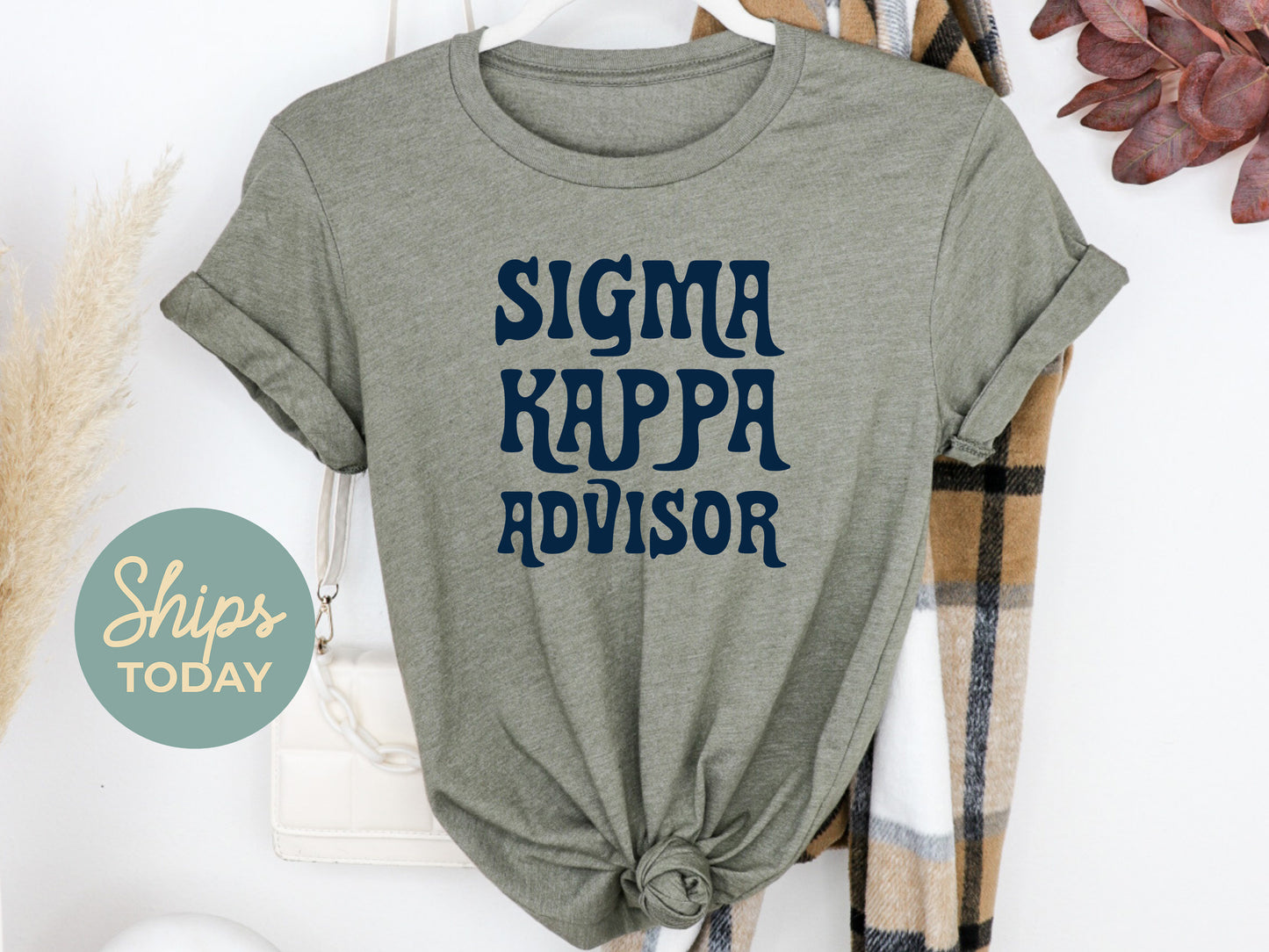 Sigma Kappa Best Advisor Sorority T-shirt _ 3119g