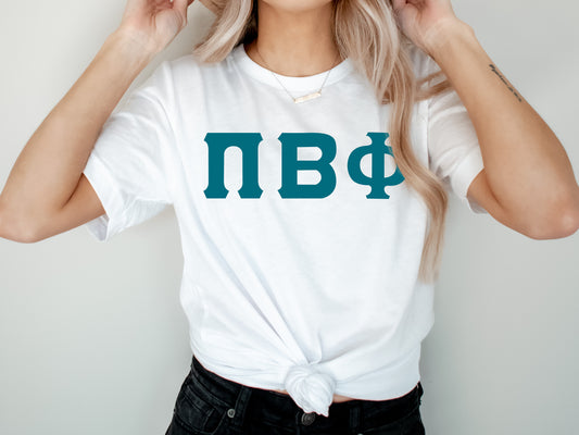 Pi Beta Phi Back to the Basics Sorority T-shirt _ 642g