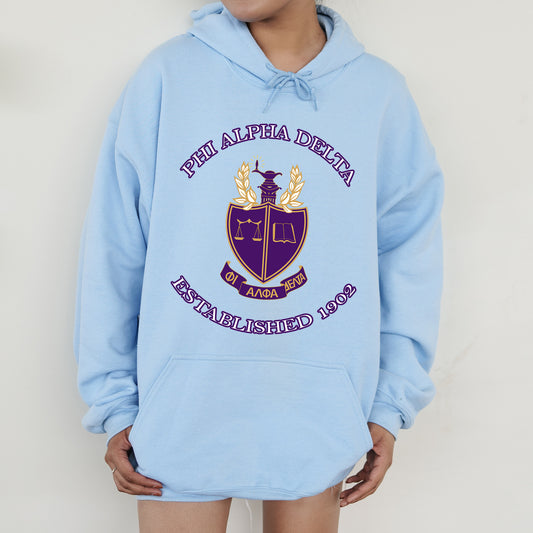 Phi Alpha Delta Iconic Insignia COED Hoodie _ 35672g