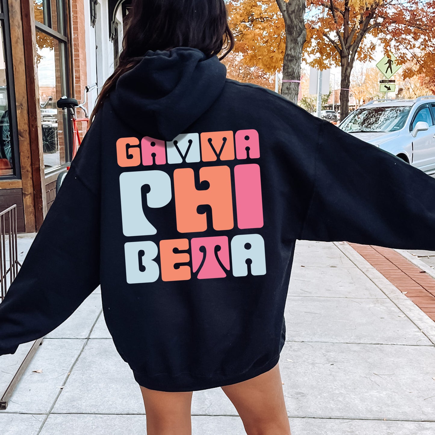 Gamma Phi Beta Vibrant Verve Sorority Hoodie _ 32615g