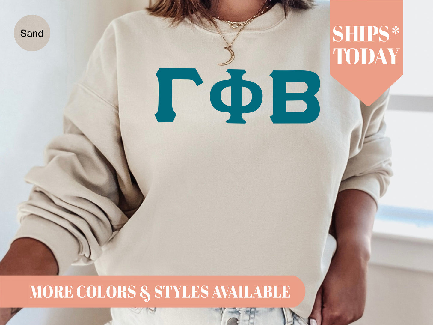 Gamma Phi Beta Back to the Basics Sorority Sweatshirt _ 636g