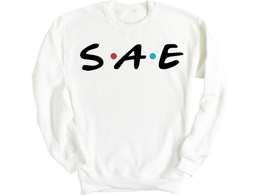 Sigma Alpha Epsilon Greek Friends Fraternity Sweatshirt _ 30692g