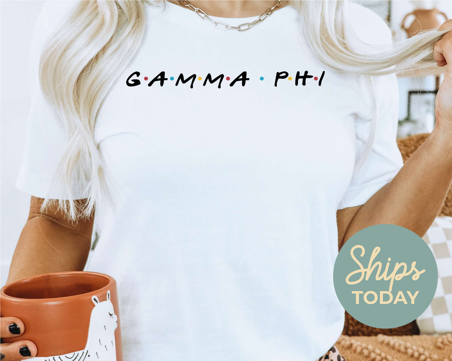 Gamma Phi Beta Friends Frenzy Sorority T-shirt _ 30660g