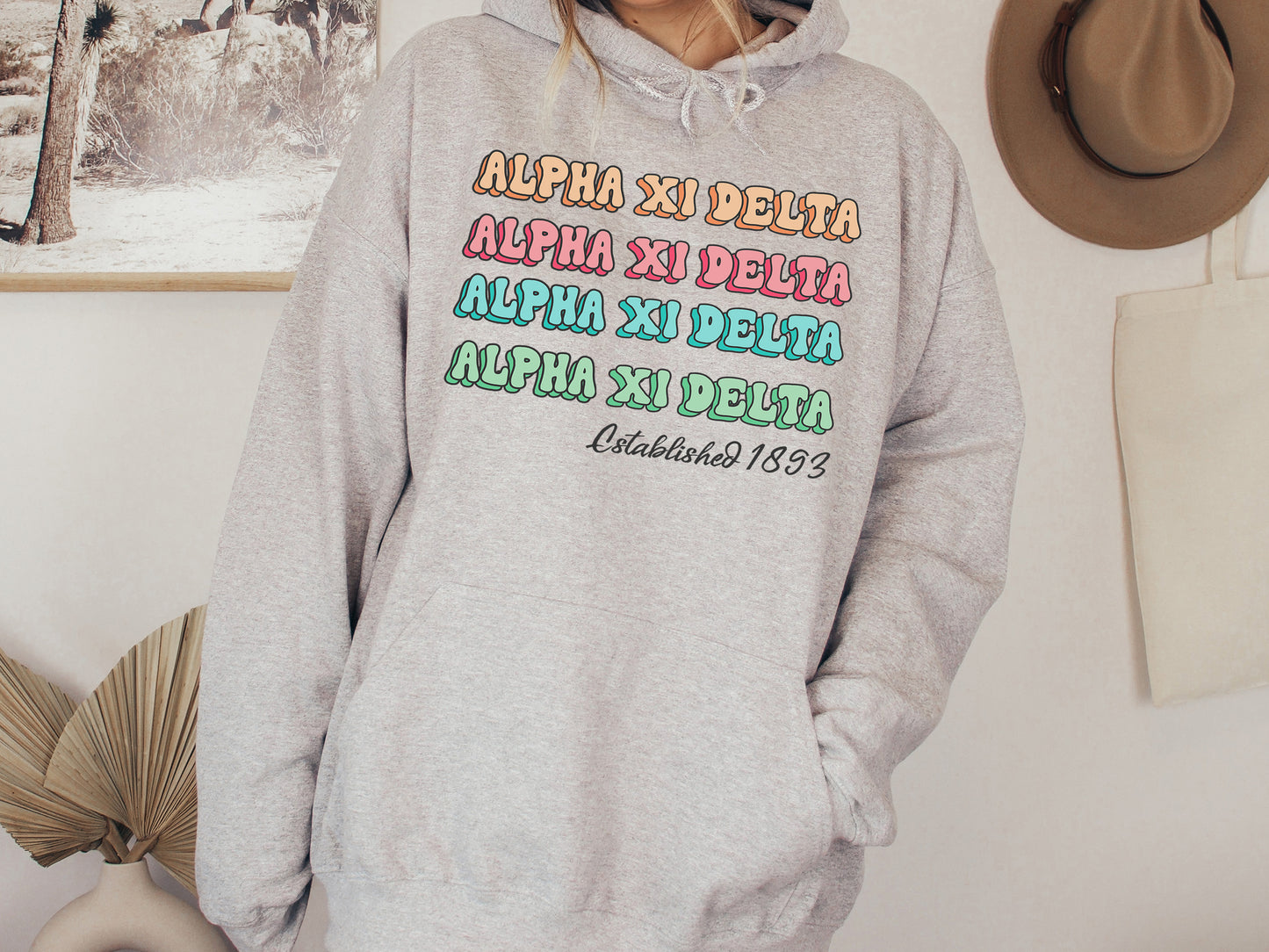 Alpha Xi Delta Lucy Sorority Hoodie _ 266g