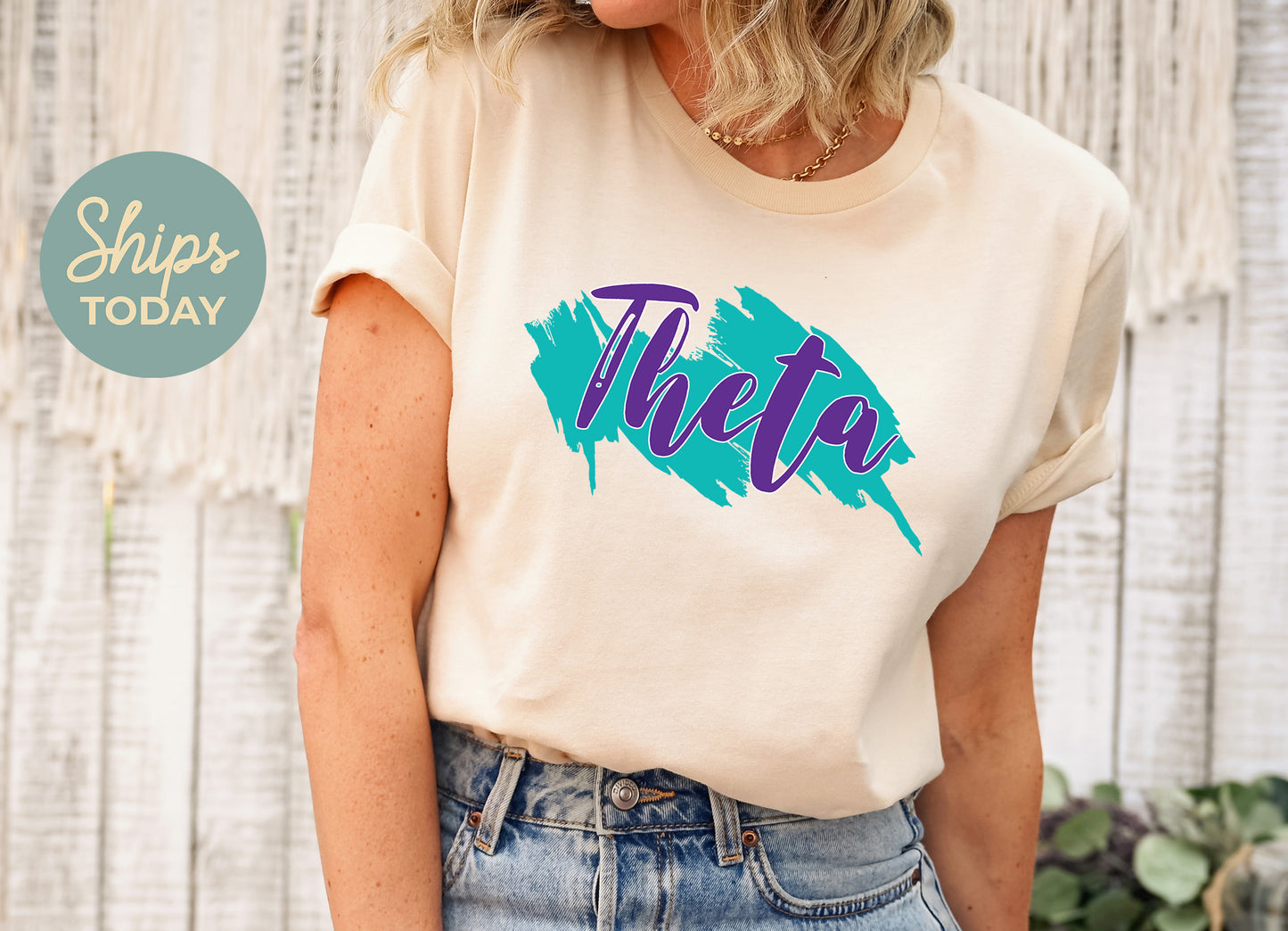 Kappa Alpha Theta Paint Party Sorority T-shirt _ 4487g