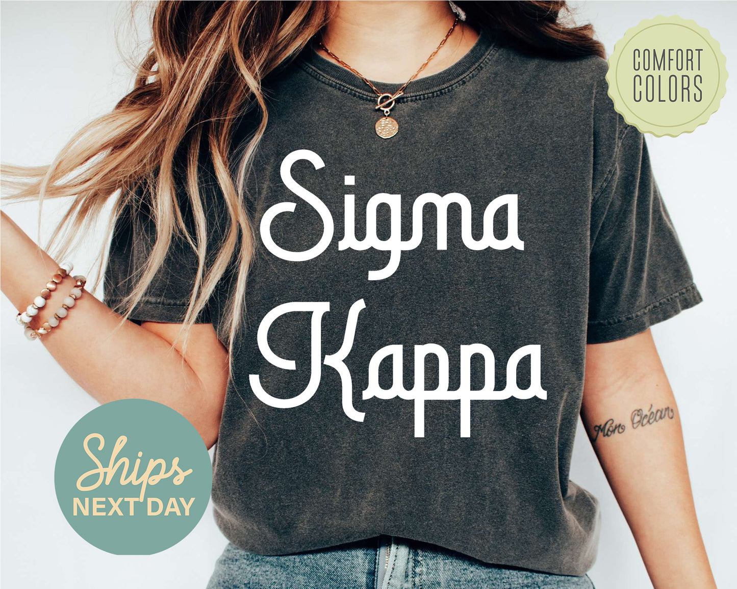 Sigma Kappa All About That Pop Comfort Colors Sorority T-shirt _ 2703g