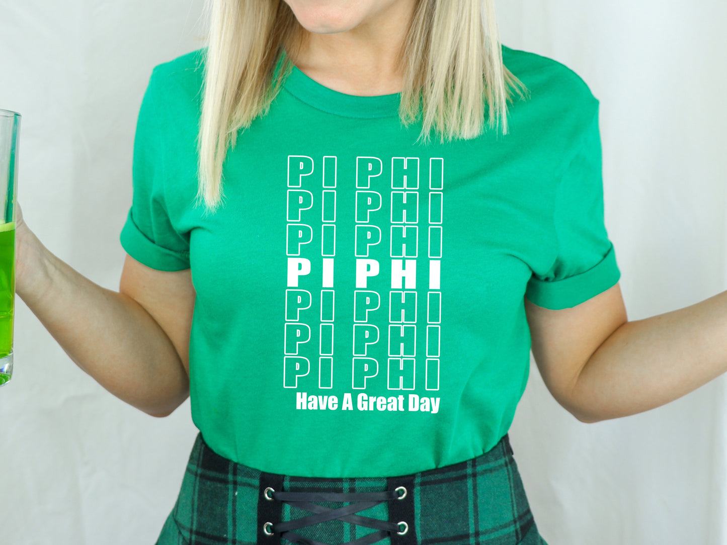 Pi Beta Phi Have a Great Day Sorority T-shirt _ 2128g