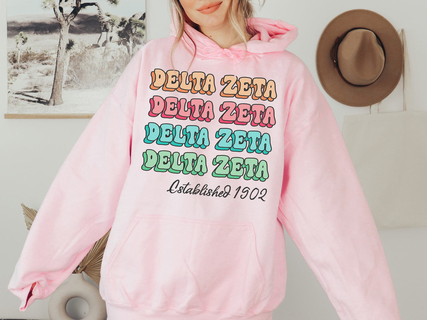 Delta Zeta Lucy Sorority Hoodie _ 271g