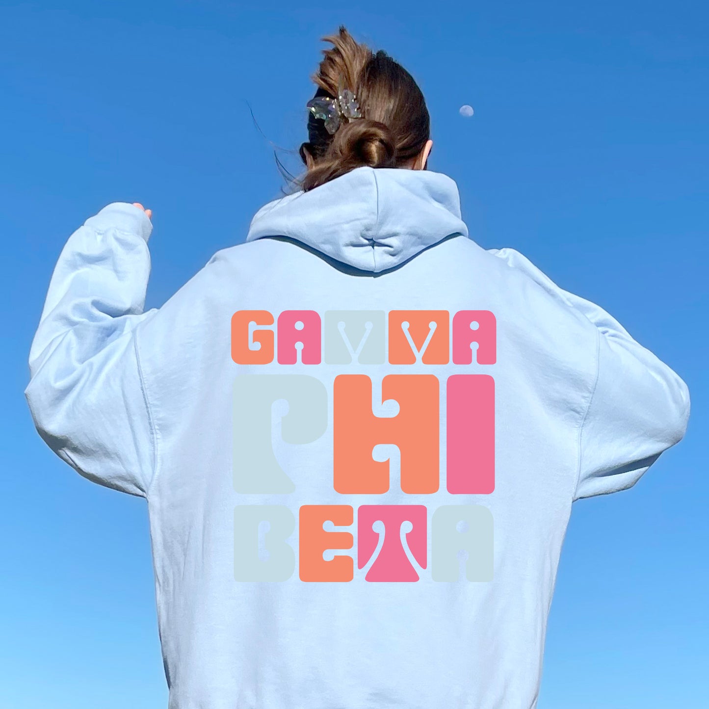 Gamma Phi Beta Vibrant Verve Sorority Hoodie _ 32615g