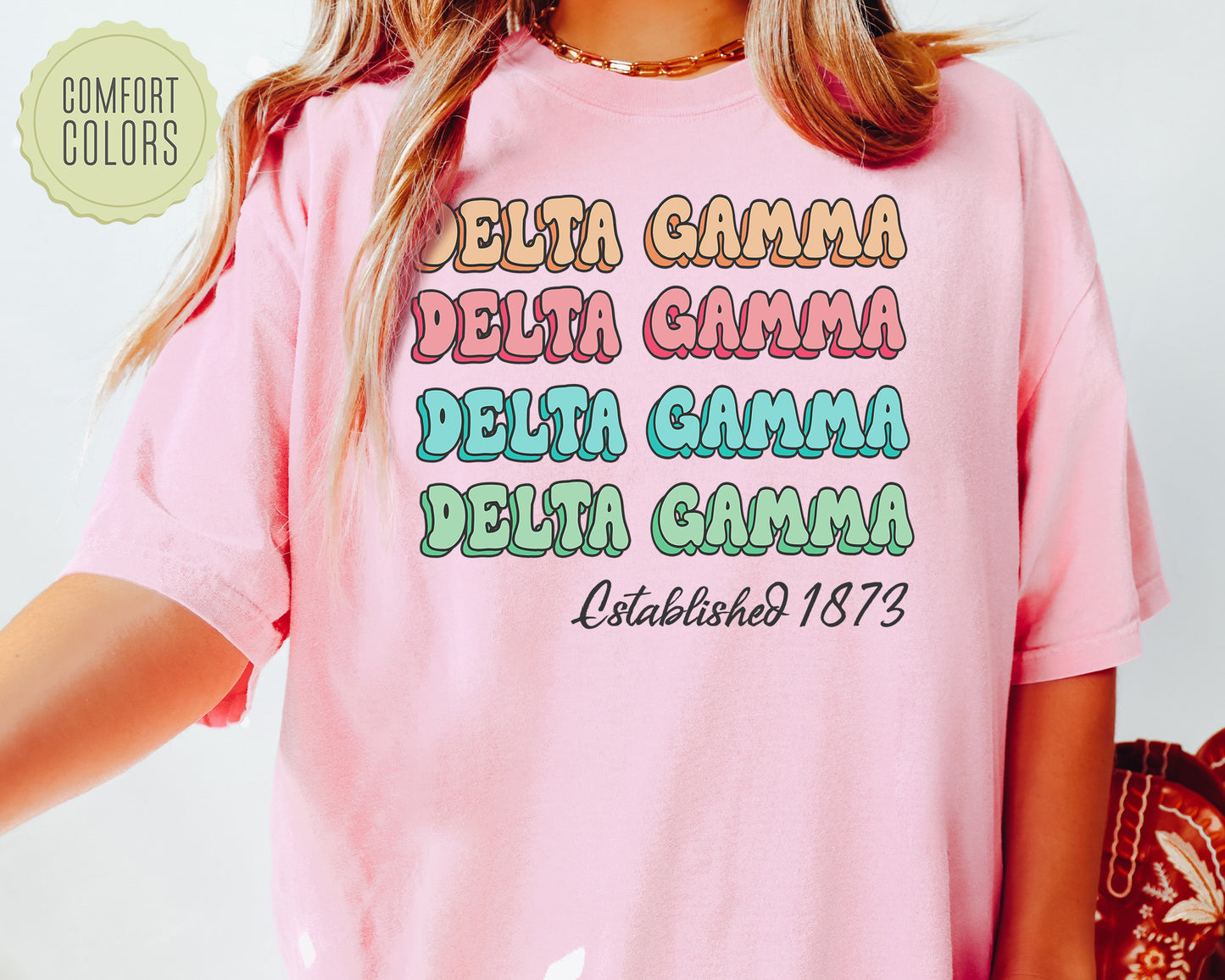 Delta Gamma Lucy Comfort Colors Sorority T-shirt _ 269g