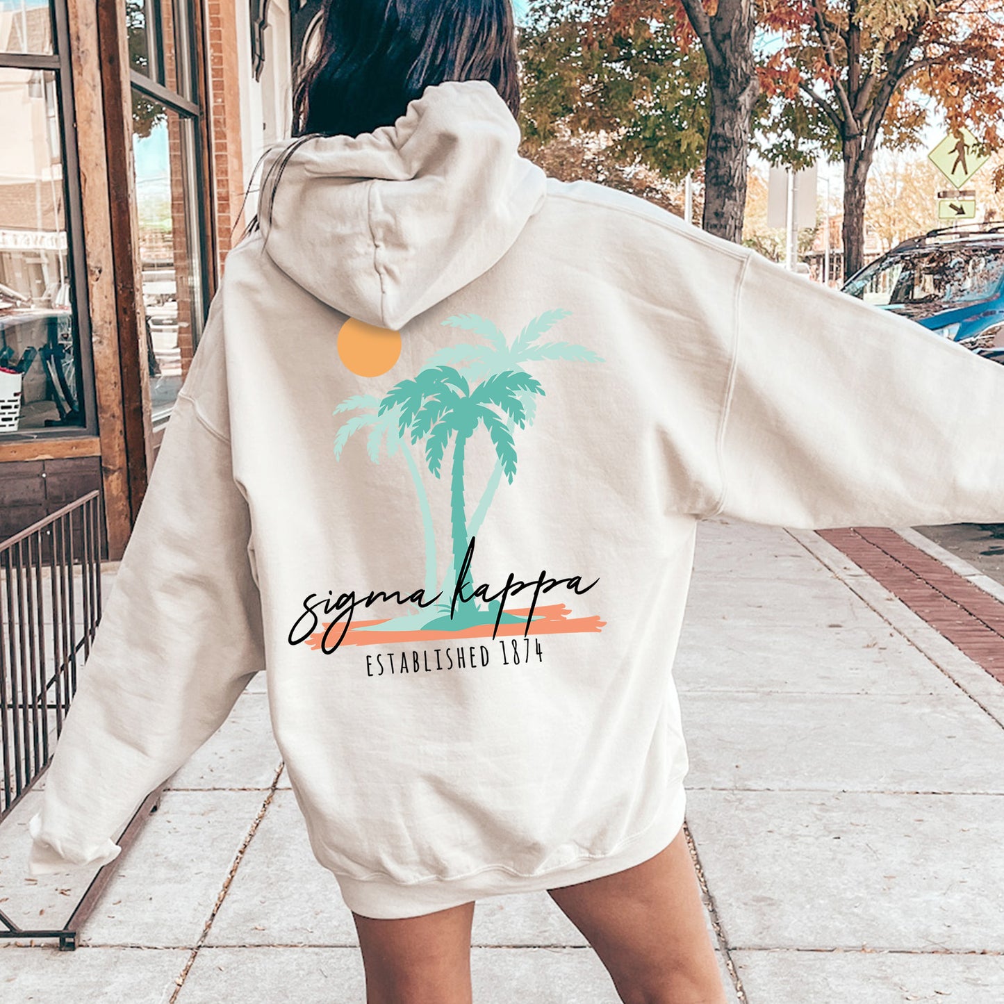 Sigma Kappa Island Sisterhood Sorority Hoodie _ 33581g