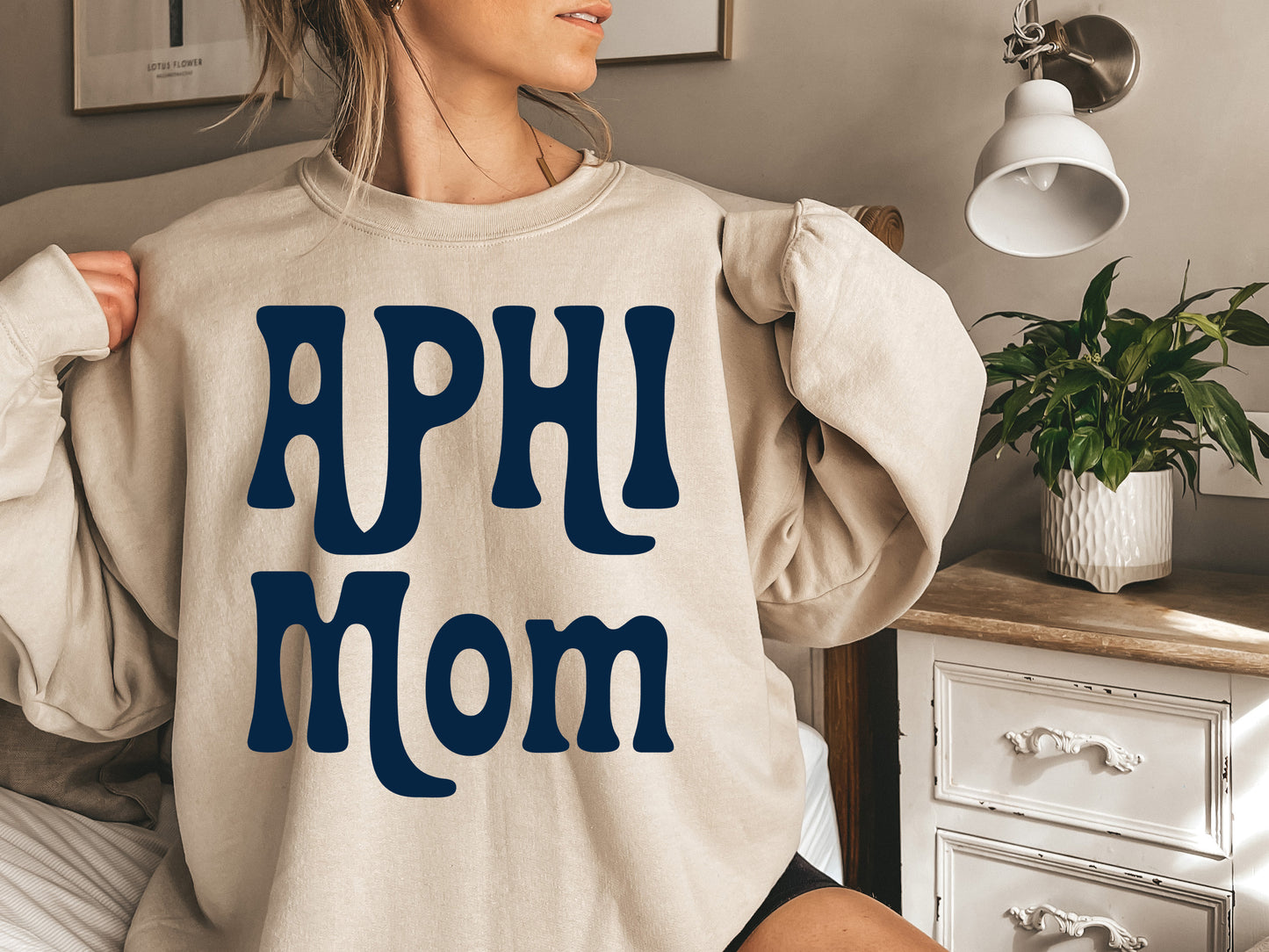 Alpha Phi Got it from my Mom Sorority Sweatshirt _ 3076g