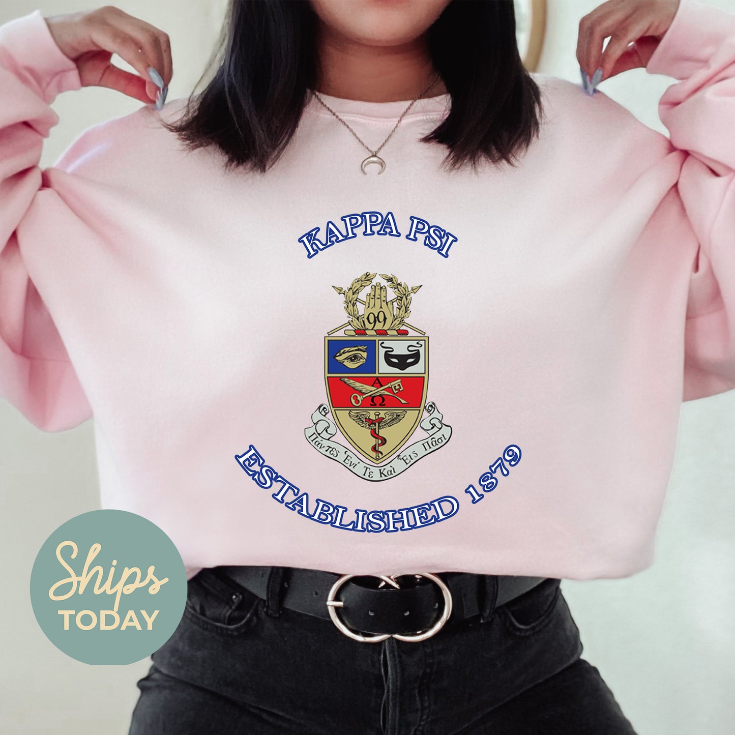 Kappa Psi Iconic Insignia COED Sweatshirt _ 35670g