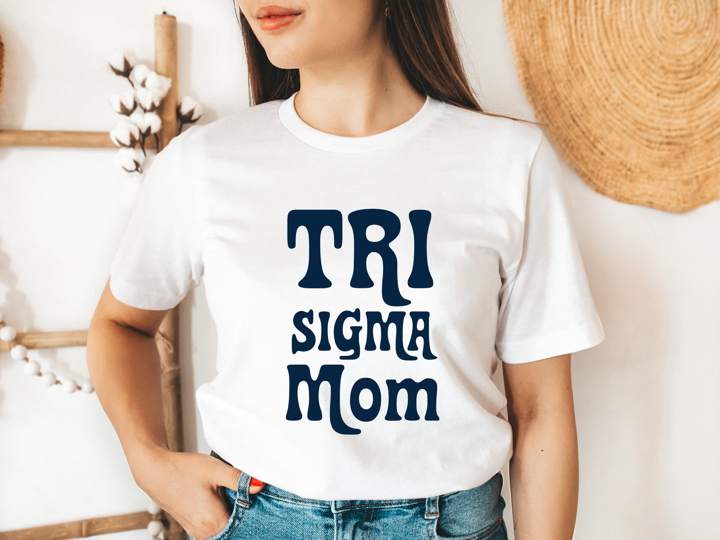 Sigma Sigma Sigma Got it from my Mom Sorority T-shirt _ 3094g