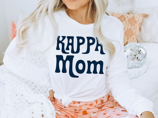 Kappa Kappa Gamma Got it from my Mom Sorority Long Sleeve T-shirt _ 3088g
