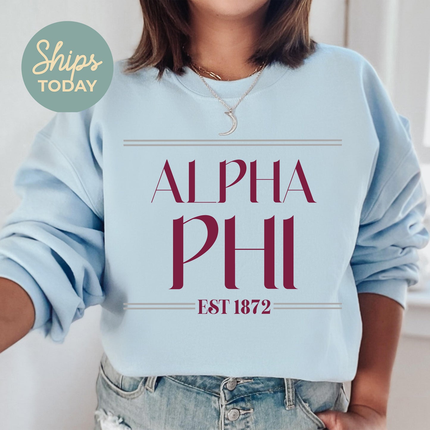 Alpha Phi Greek Harmony Sorority Sweatshirt _ 34969g