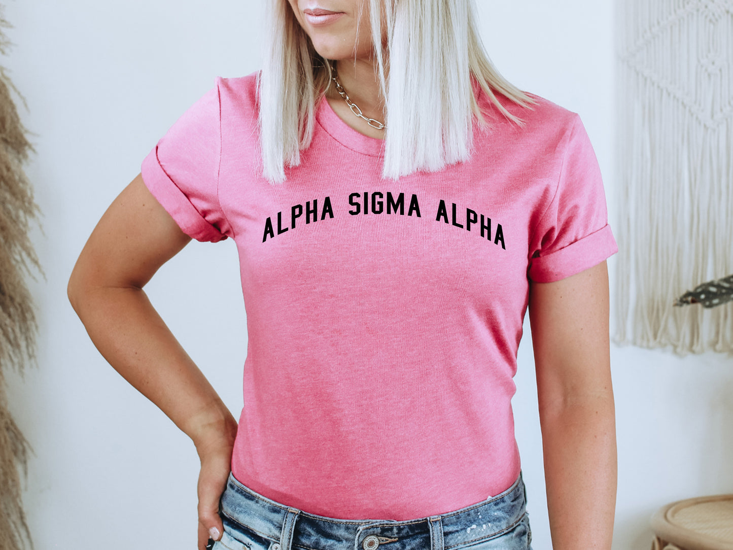 Alpha Sigma Alpha Just Bold Sorority T-shirt _ 2375g