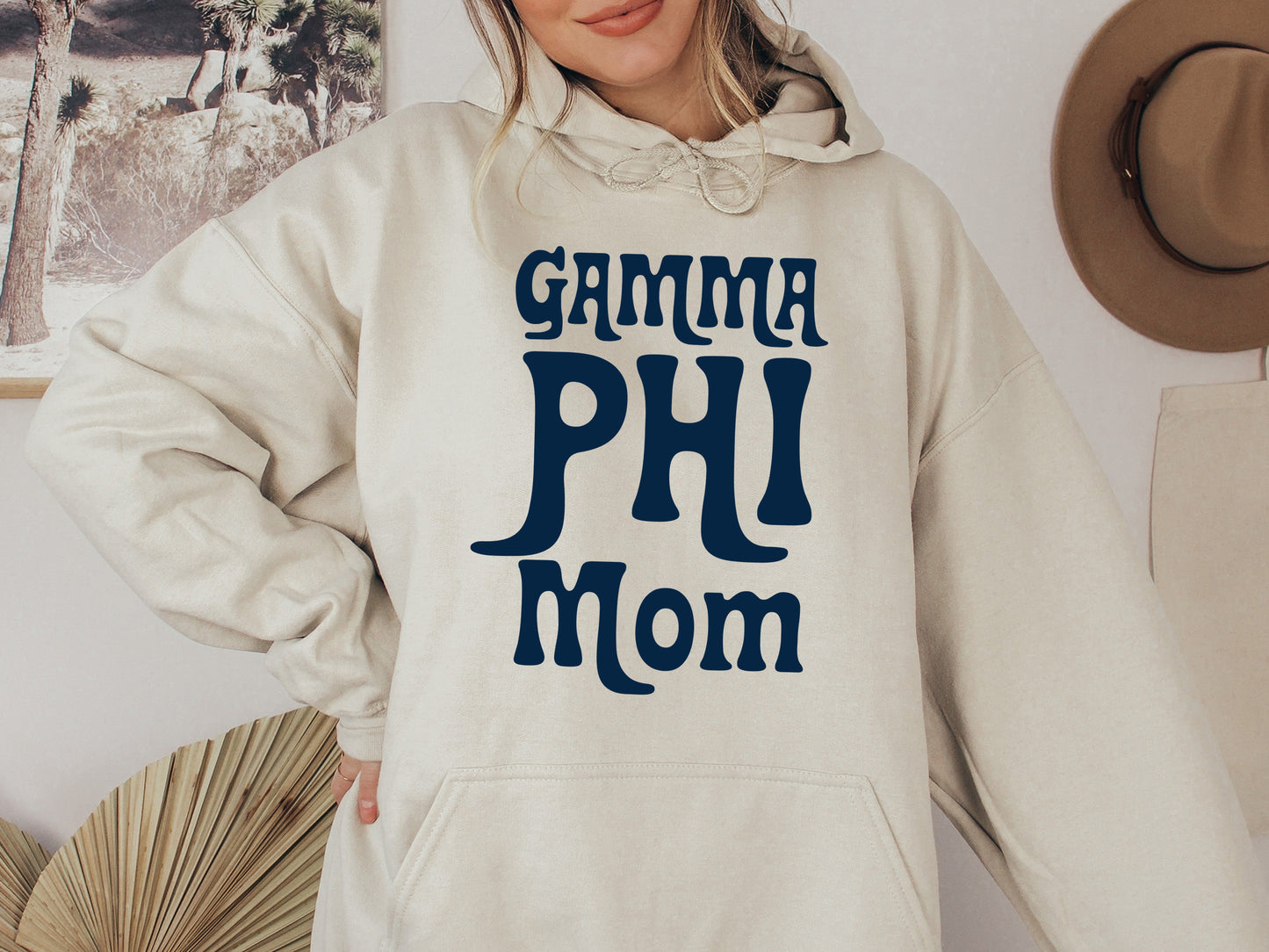 Gamma Phi Beta Got it from my Mom Sorority Hoodie _ 3085g