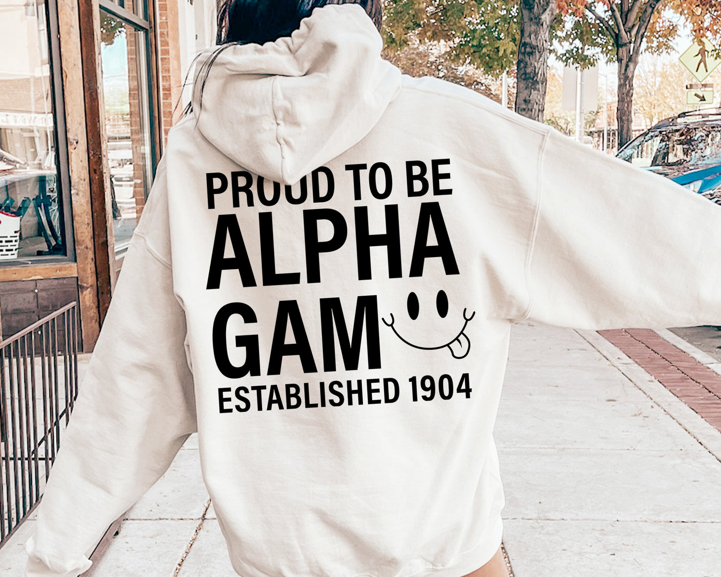Alpha Gamma Delta Proud to Be Sorority Hoodie _ 33131g