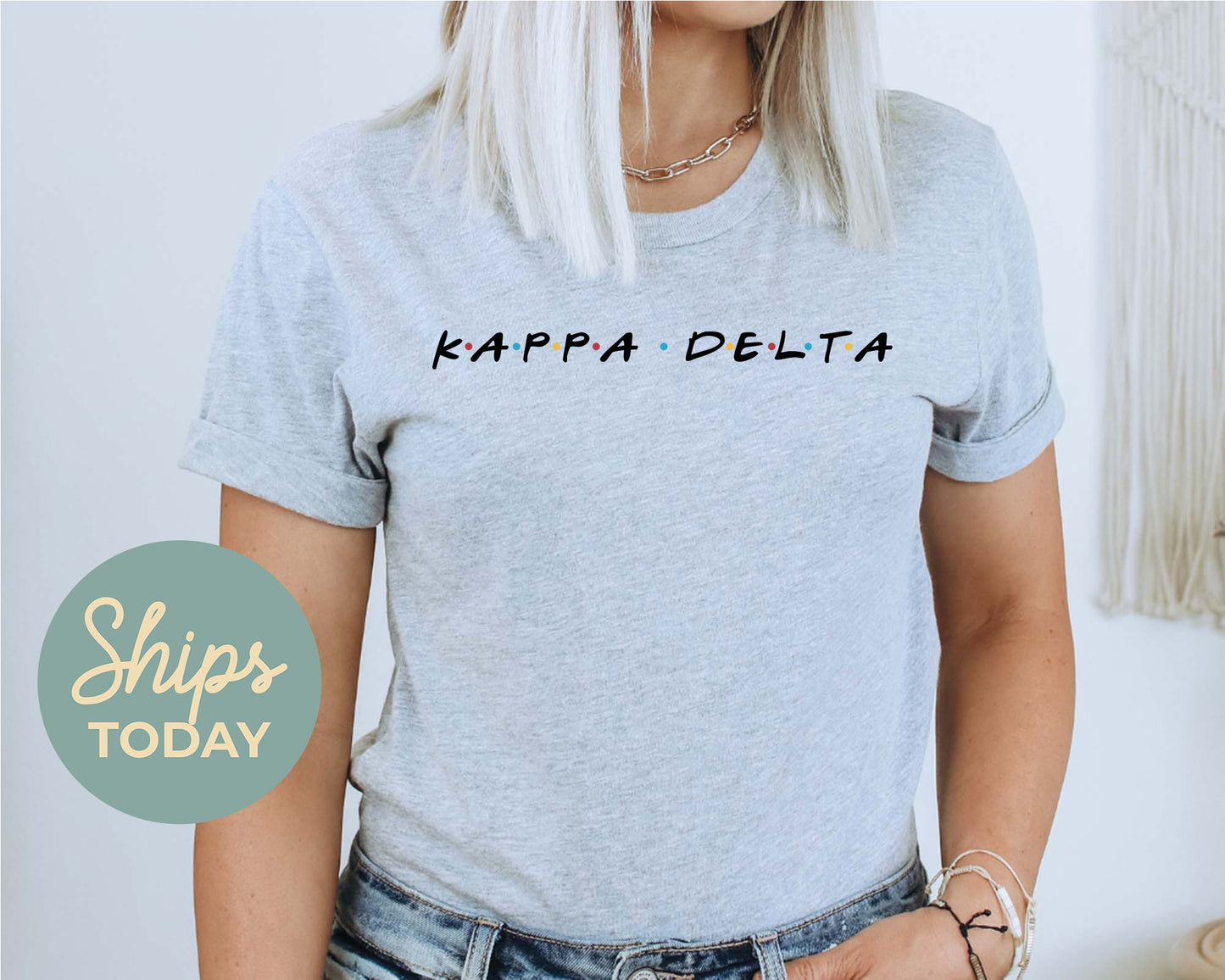 Kappa Delta Friends Frenzy Sorority T-shirt _ 30662g