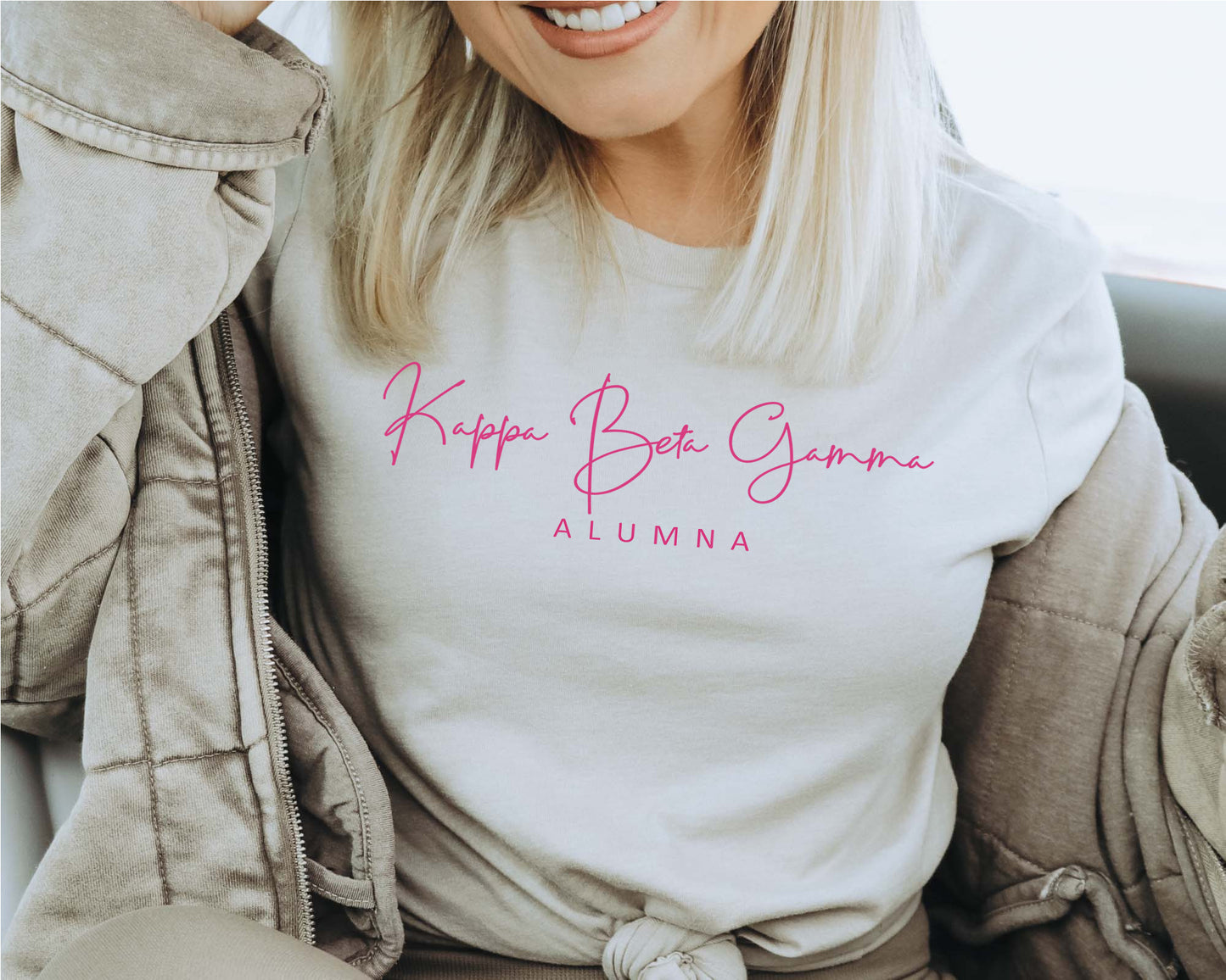 Kappa Beta Gamma Vintage Alumna Sorority T-shirt _ 3499g