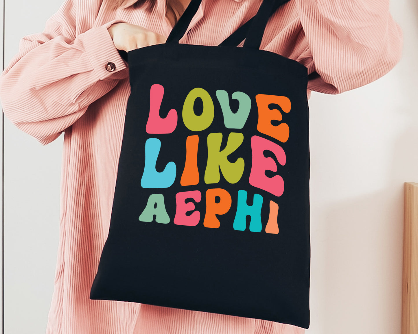 Alpha Epsilon Phi Love Like Sorority Tote Bag _ 34336g