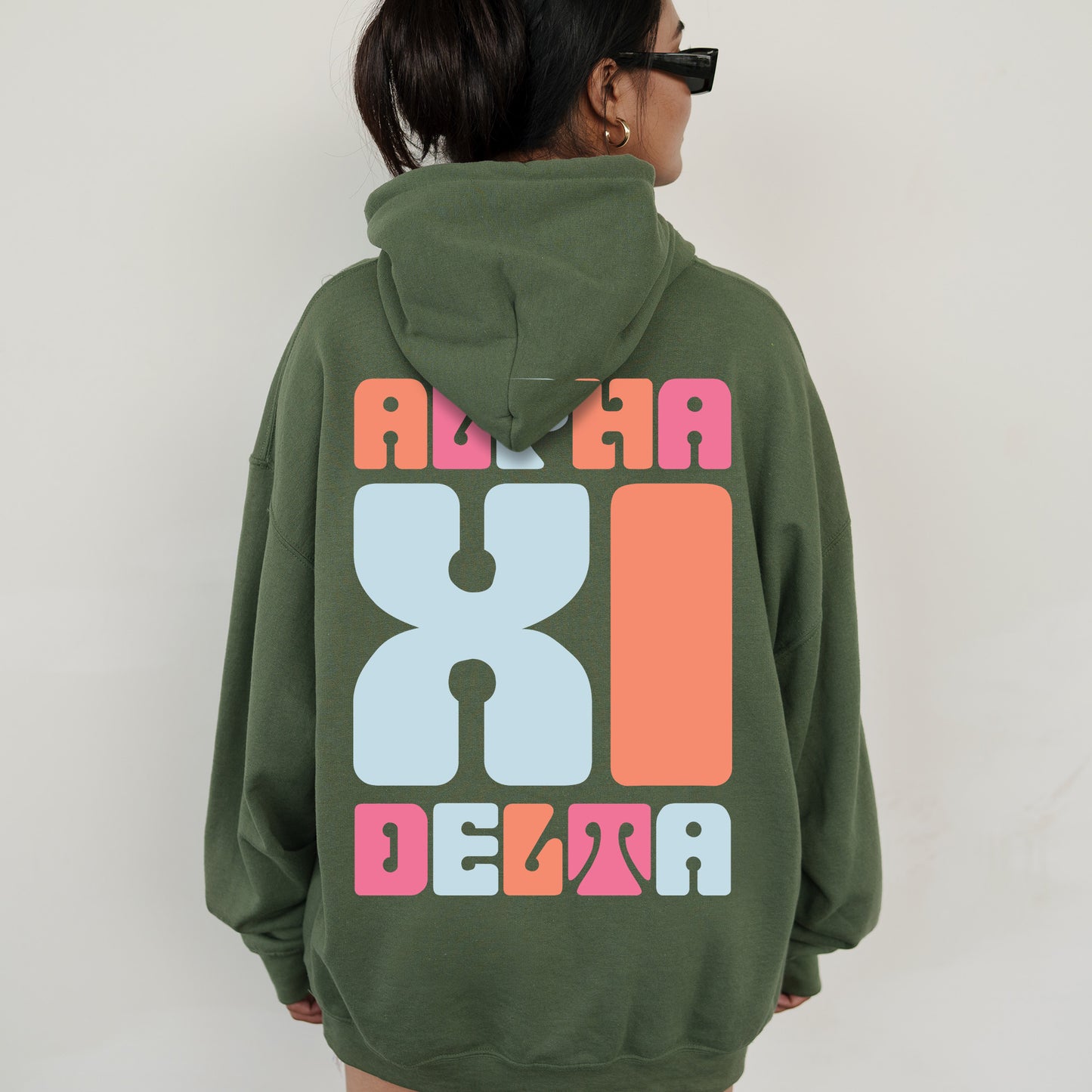 Alpha Xi Delta Vibrant Verve Sorority Hoodie _ 32609g