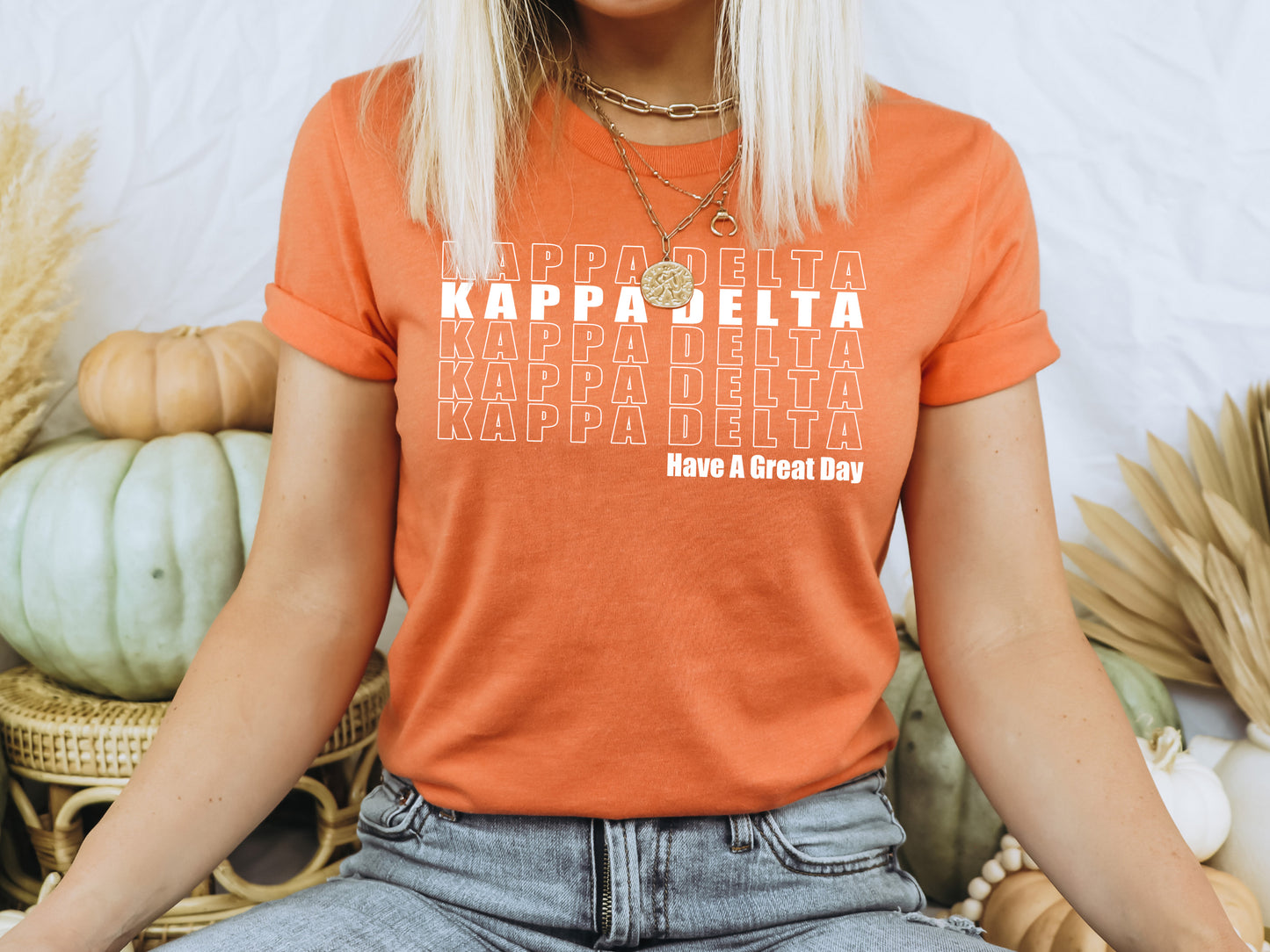 Kappa Delta Have a Great Day Sorority T-shirt _ 2124g