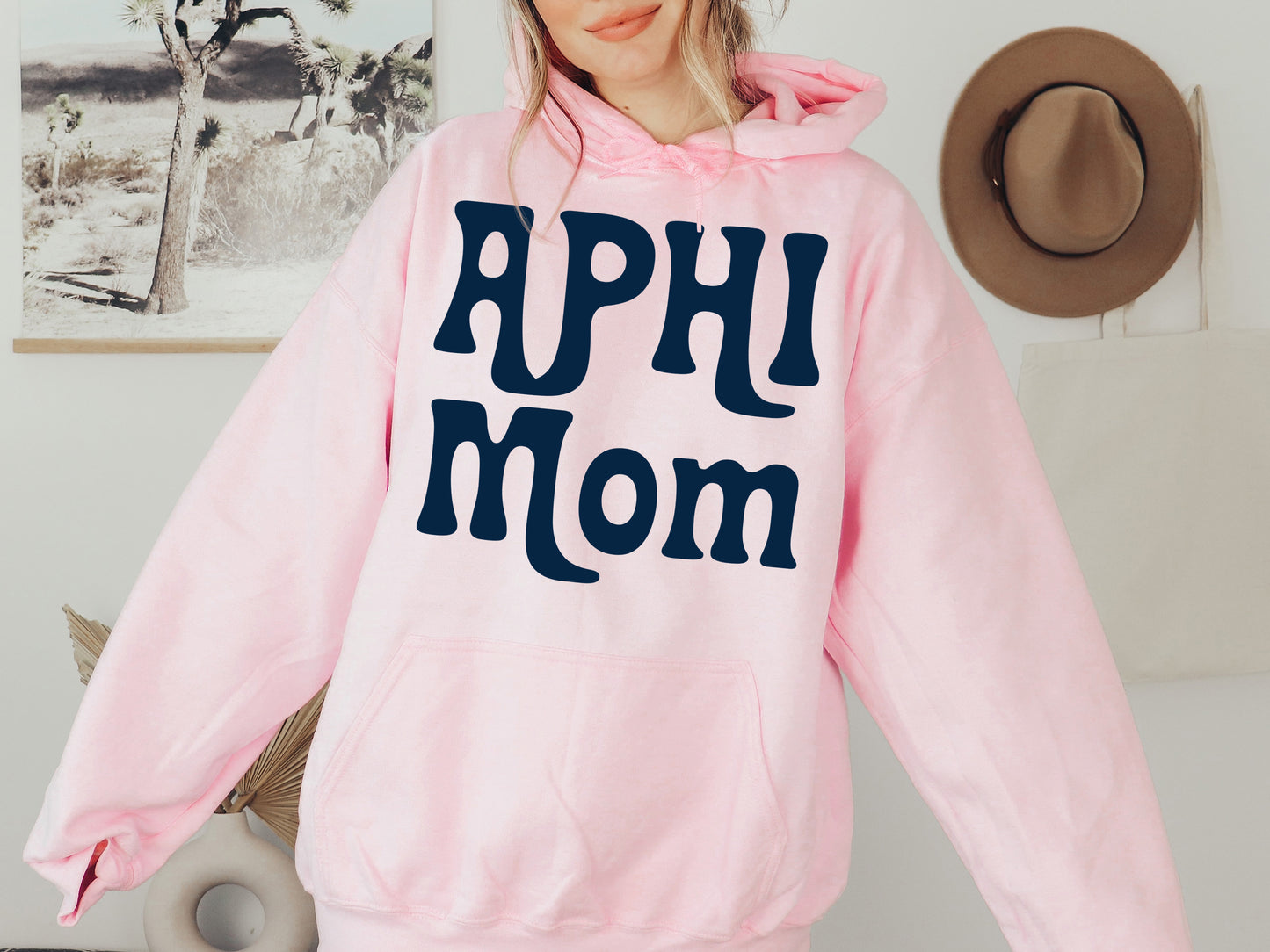 Alpha Phi Got it from my Mom Sorority Hoodie _ 3076g