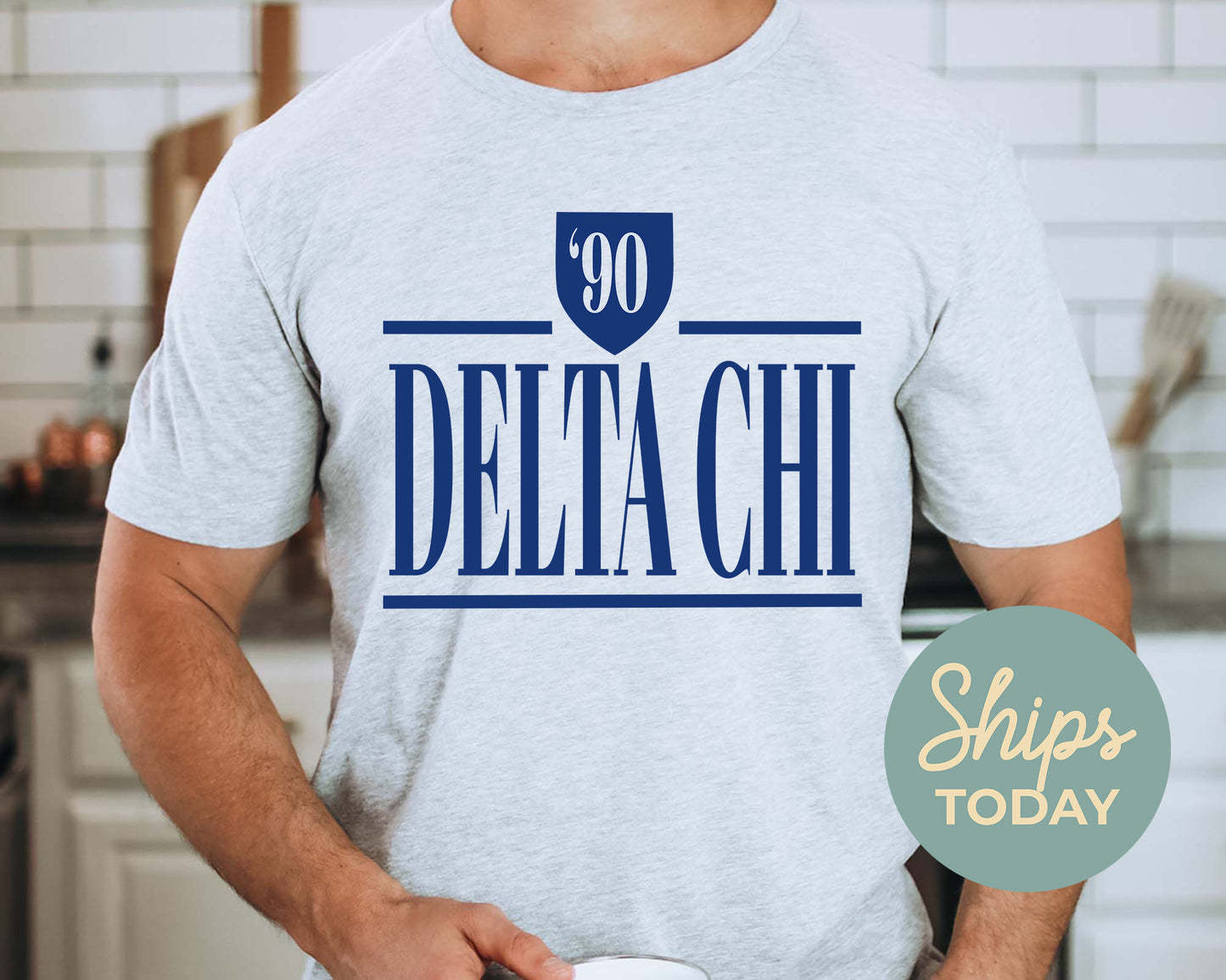 Delta Chi Shield Fraternity T-shirt _ 1189g