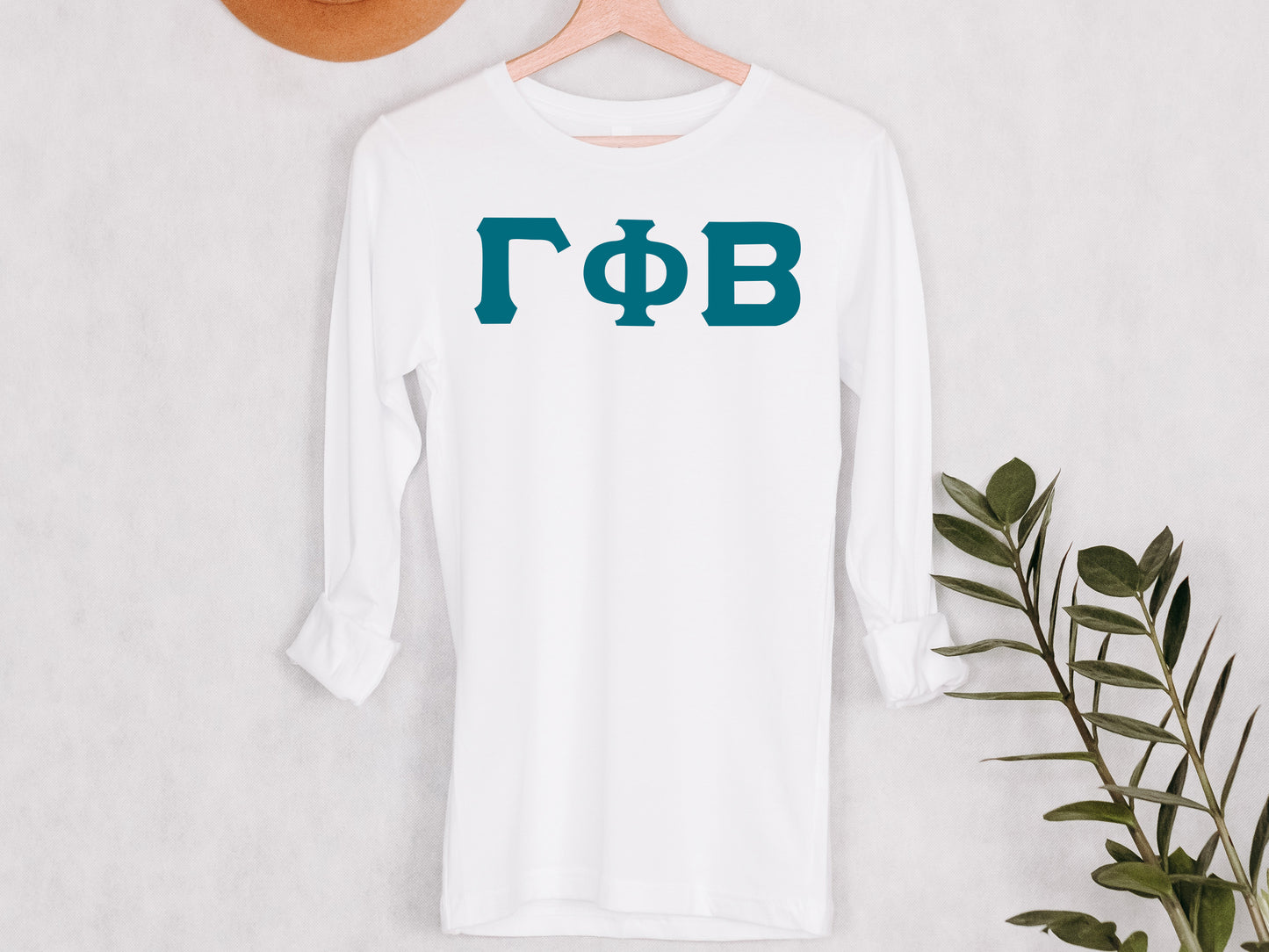 Gamma Phi Beta Back to the Basics Sorority Long Sleeve T-shirt _ 636g