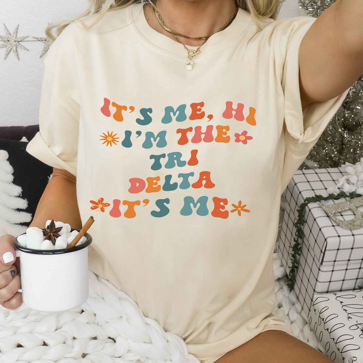 Delta Delta Delta Style Sorority T-shirt _ 36001g